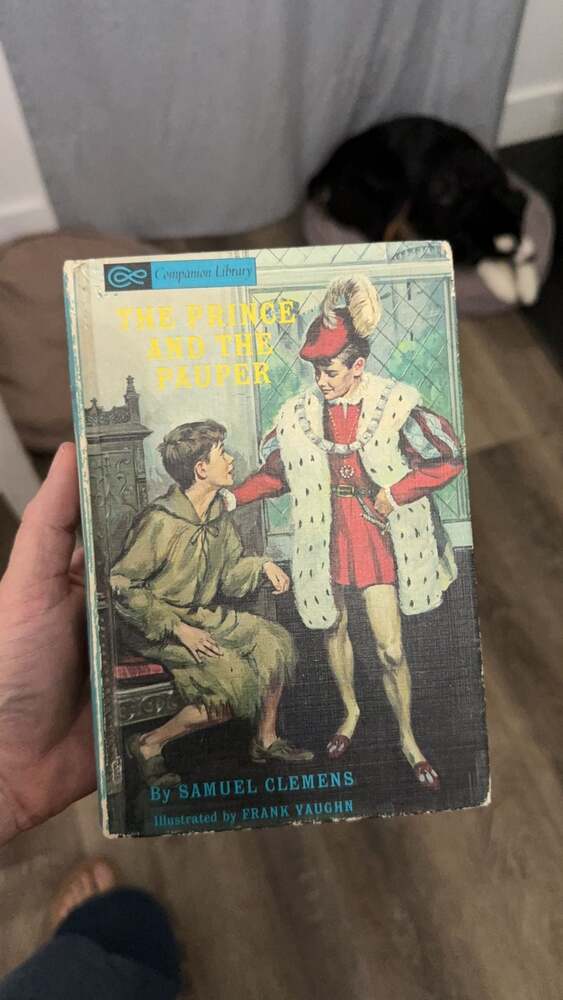 Vintage 1965 Companion Library The Prince And The Pauper Old Hardcover Book RARE